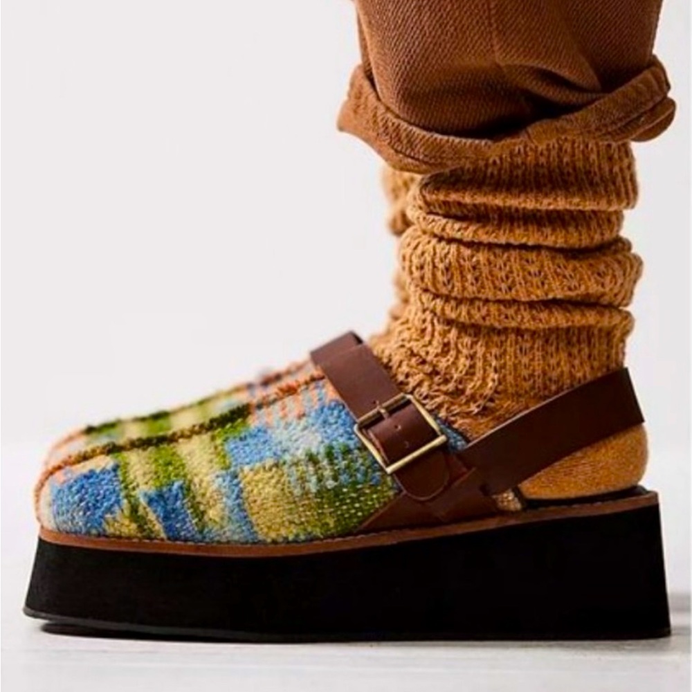 Free People Astrid Platform Mules.